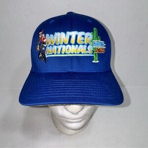 Port Authority Winter Nationals USA BMX 2023 Blue Event Souvenir Flexfit S/M